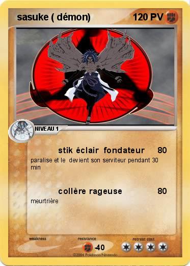 Pokemon  sasuke ( démon)