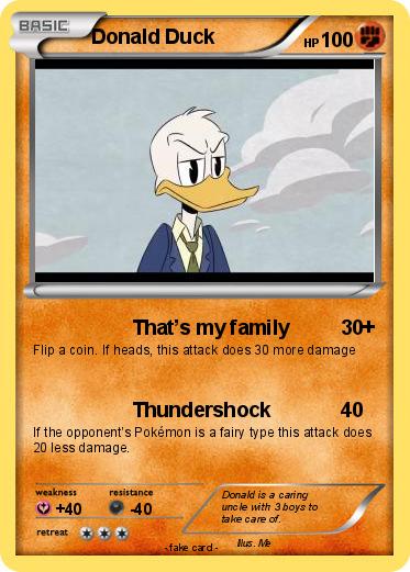 Pokemon Donald Duck