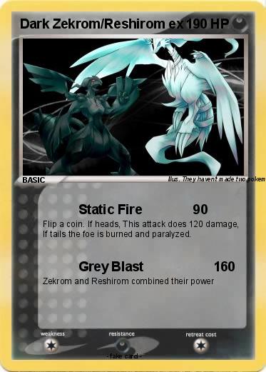 Pokemon Dark Zekrom/Reshirom ex
