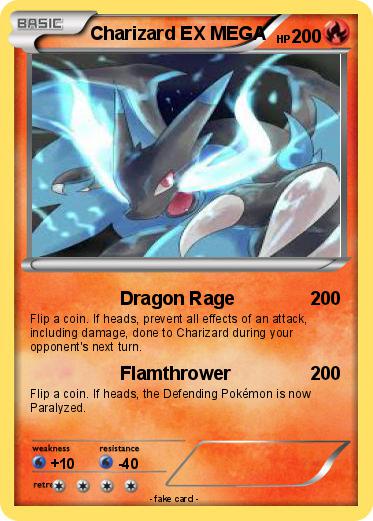 Pokemon Charizard EX MEGA