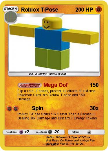 Pokemon Roblox T-Pose