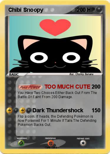 Pokemon Chibi Snoopy