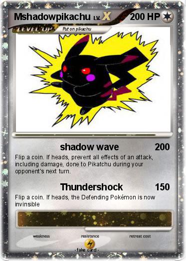 Pokemon Mshadowpikachu