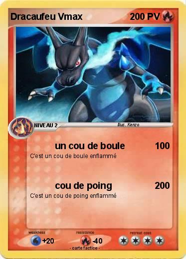 Pokemon Dracaufeu Vmax