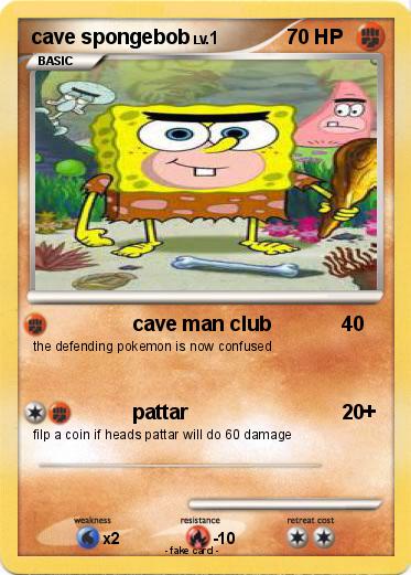 Pokemon cave spongebob