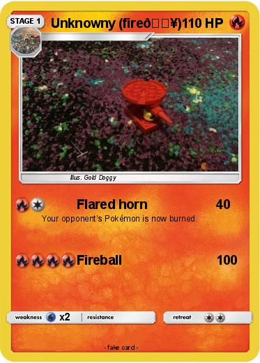Pokemon Unknowny (fire?)
