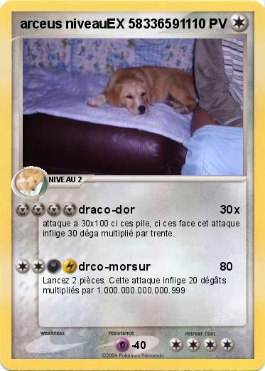 Pokemon arceus niveauEX 58336591