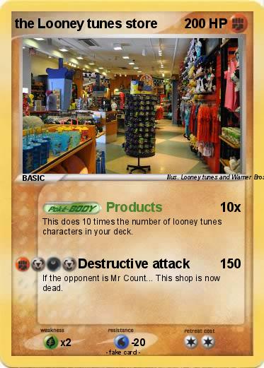 Pokemon the Looney tunes store