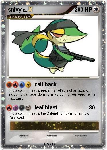Pokemon snivy