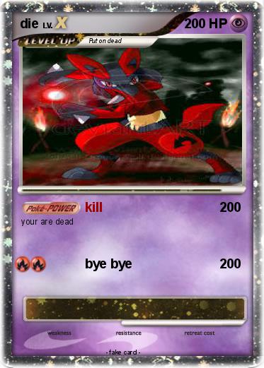 Pokemon die