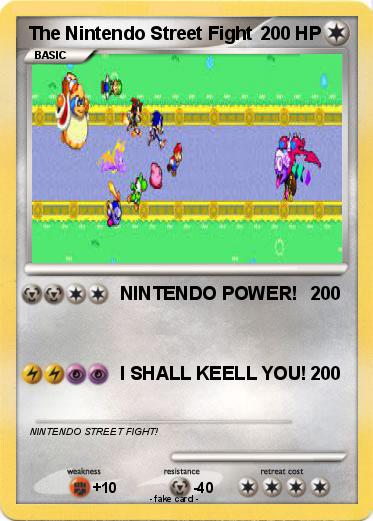 Pokemon The Nintendo Street Fight