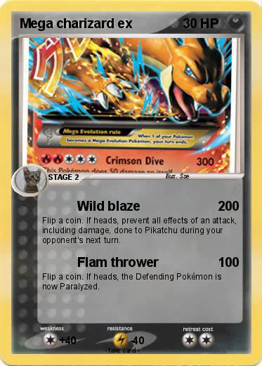 Pokemon Mega charizard ex