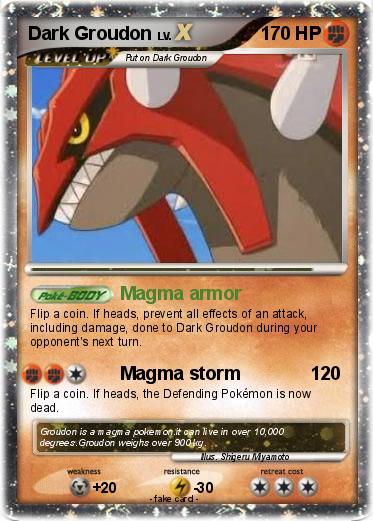 Pokemon Dark Groudon