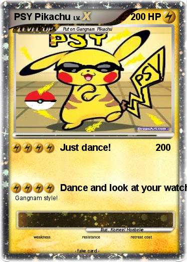 Pokemon PSY Pikachu