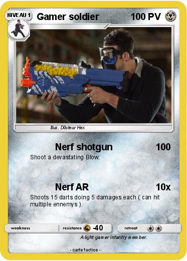 Pokemon Gamer soldier