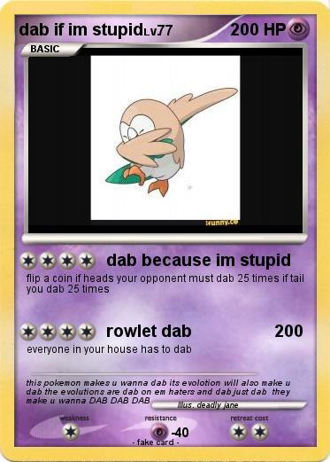Pokemon dab if im stupid