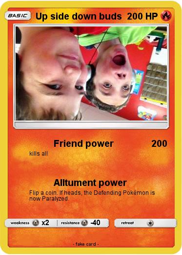 Pokemon Up side down buds