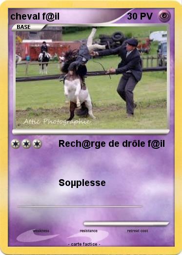 Pokemon cheval f@il