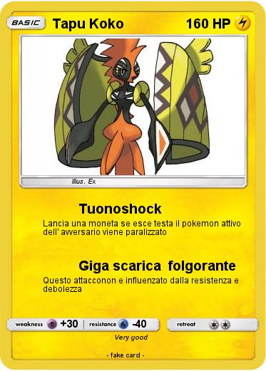 Pokemon Tapu Koko