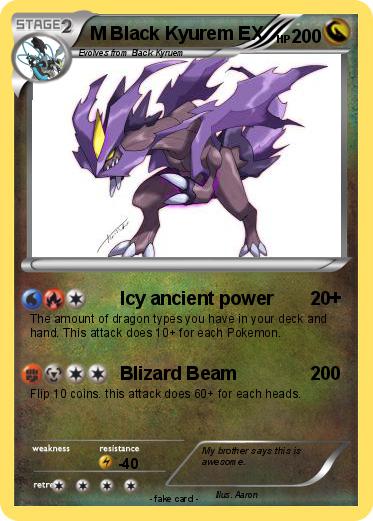 Pokemon M Black Kyurem EX
