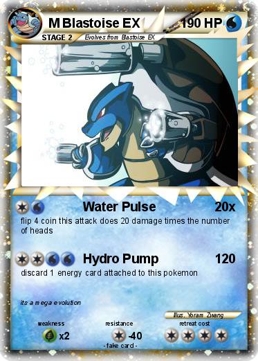 Pokemon M Blastoise EX