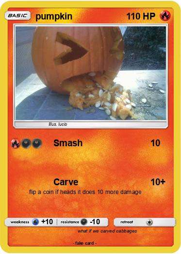 Pokemon pumpkin