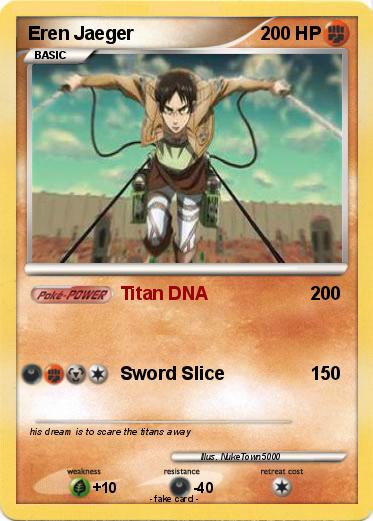 Pokemon Eren Jaeger