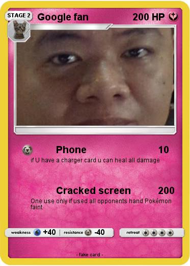 Pokemon Google fan