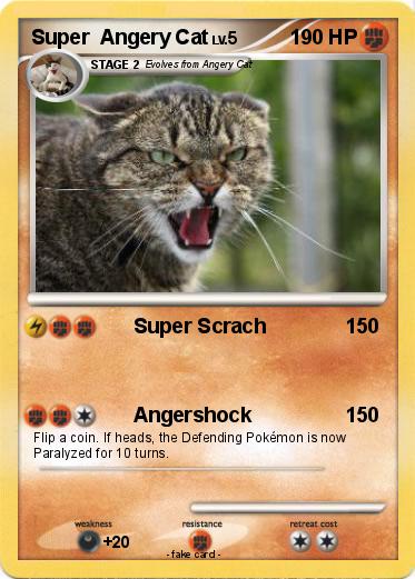 Pokemon Super  Angery Cat