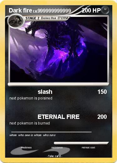 Pokemon Dark fire