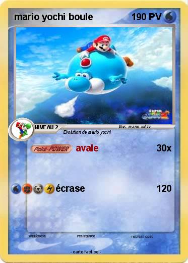 Pokemon mario yochi boule