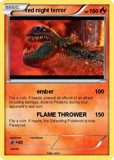 Pokemon red night terror