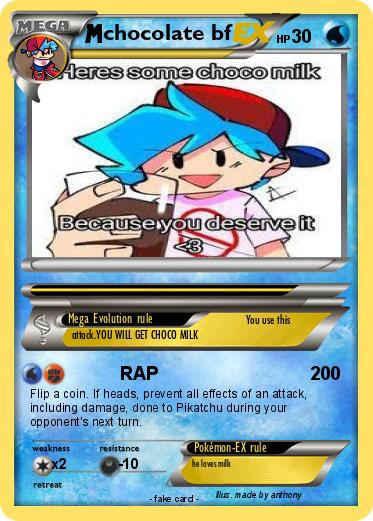 Pokemon chocolate bf