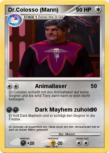 Pokemon Dr.Colosso (Mann)