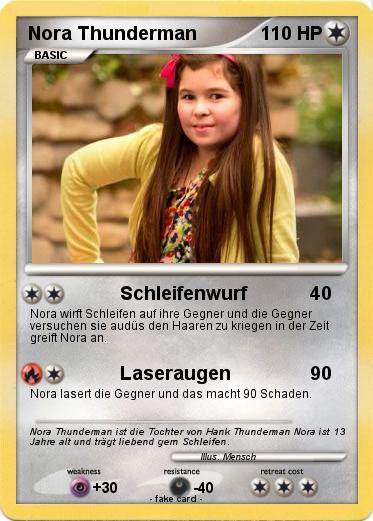 Pokemon Nora Thunderman
