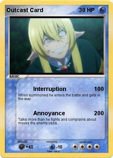 Pokemon Outcast Card