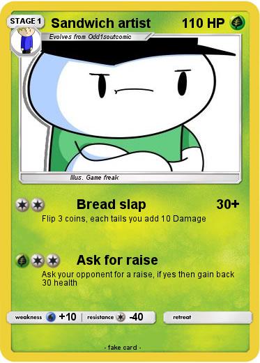 Pokemon Sandwich artist