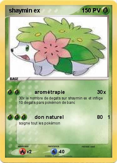 Pokemon shaymin ex