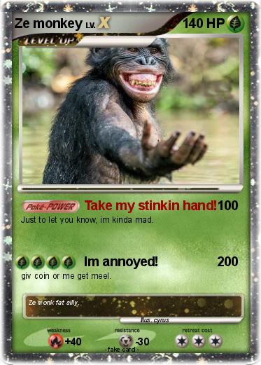Pokemon Ze monkey
