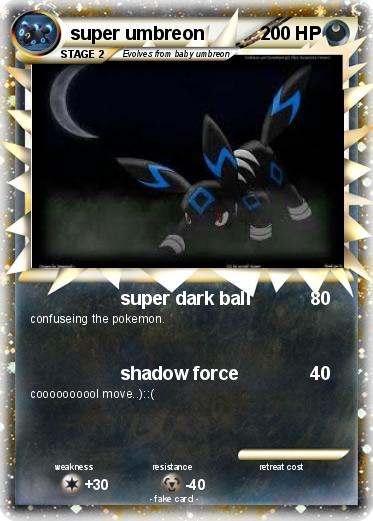 Pokemon super umbreon