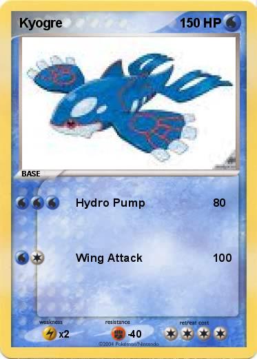 Pokemon Kyogre