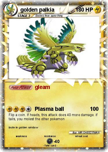 Pokemon golden palkia