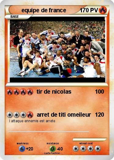 Pokemon equipe de france