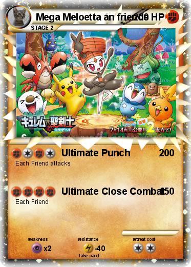 Pokemon Mega Meloetta an friends