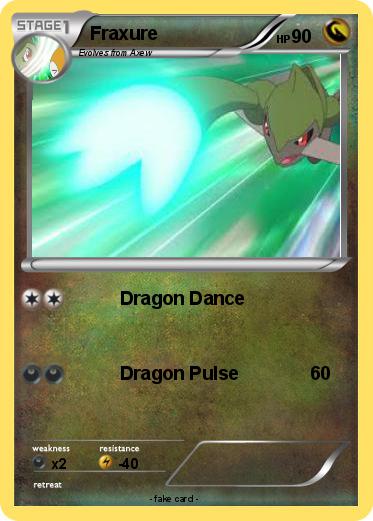 Pokemon Fraxure
