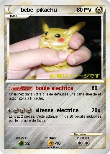 Pokemon bebe  pikachu