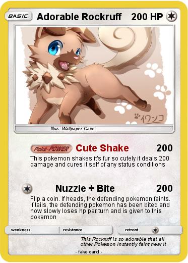 Pokemon Adorable Rockruff