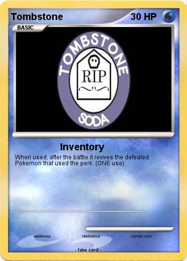 Pokemon Tombstone