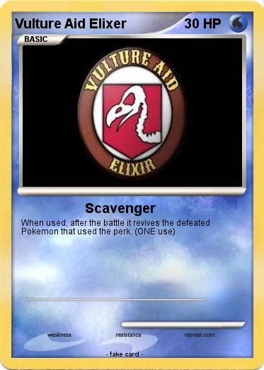 Pokemon Vulture Aid Elixer