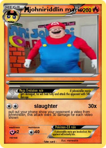 Pokemon johniriddlin mario